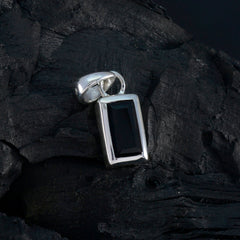 Scarlett Delicate Black Gemstone Necklace Pendant