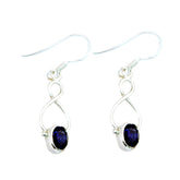 Rosa Delicate Blue Dangle Earrings for Any Occasion Lapis Lazuli Blue Dangle