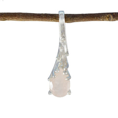 Carla Delicate Cocktail Pendant with Rose Quartz Rose Quartz Pink Pink