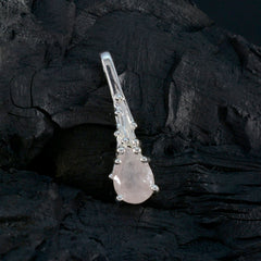 Carla Delicate Cocktail Pendant with Rose Quartz