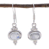 Ana Delicate Dangle Earrings India for Everyday Glam Rainbow Moonstone White Dangle