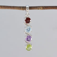 Zoe Delicate Fashion Jewelry Pendant with Gemstones