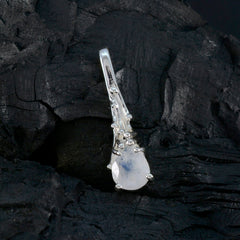 Camila White Signet Delicate Pendant