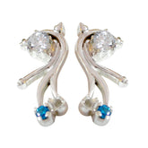 Renata Delicate Gemstone Earrings for Everyday Elegance Multi CZ multicolor Stud