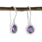 Hanna Delicate Purple Earrings for Everyday Elegance Amethyst Purple Dangle