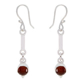Alice Delicate Red Dangle Earrings for Everyday Glam Garnet Red Dangle