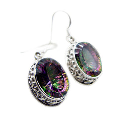 Seo-yeon Edgy Fashion Earrings India with Colorful Gemstones