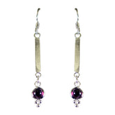 Marie Elegant Red Dangle Earrings for Every Occasion Garnet Red Dangle