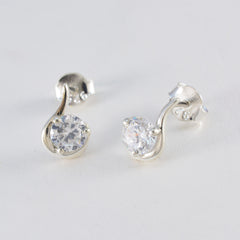 Lourdes Elegant White Stud Earrings for Any Occasion