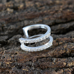 Patricia Elegant White Stud Earrings for Glam Style