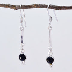 Elena Black Dangle Earrings for Everyday Glam