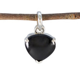 Elena Black Pendant Necklace - Stunning Everyday Jewelry Black Onyx Black Black