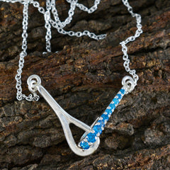 Elena Blue Tiny Pendant - Unique Gemstone Jewelry