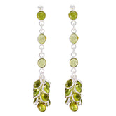 Elena Green Stud Earrings for a Chic Look Peridot Green Stud