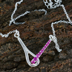 Eliza Red Luxurious Tiny Pendant