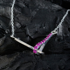 Eliza Red Luxurious Tiny Pendant