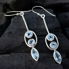 Ellie Blue Dangle Earrings - Stylish & Elegant Jewelry