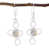 Emilia Blue Solitaire Earrings for Chic Style Chalcedony Blue Dangle