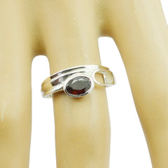 Emilia Boho Red Solitaire Ring for Everyday Glam