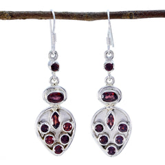 Emily Red Dangle Earrings for Everyday Glam