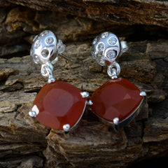 Emily Red Stud Earrings for Glam Everyday Wear