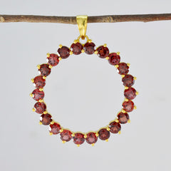 Daniela Essential Red Gemstone Pendant for Everyday Glam