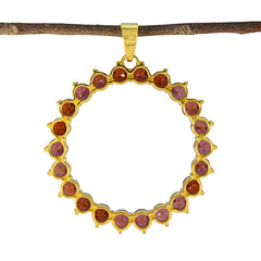 Daniela Essential Red Gemstone Pendant for Everyday Glam