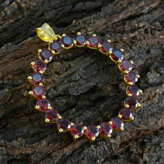 Daniela Essential Red Gemstone Pendant for Everyday Glam