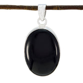 Sarah Eternity Statement Necklace in Black Gemstone Black Onyx Black Black