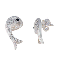 Eva Blue Solitaire Earrings for Chic Daily Wear