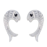 Eva Blue Solitaire Earrings for Chic Daily Wear Iolite Blue Stud