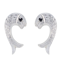 Eva Blue Solitaire Earrings for Chic Daily Wear Iolite Blue Stud