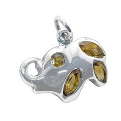 Eva Yellow Pendant Online - Stylish Elephant Charm