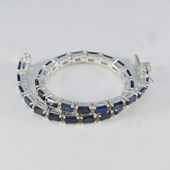 Lucy Everyday Blue Tennis Bracelet for Daily Wear