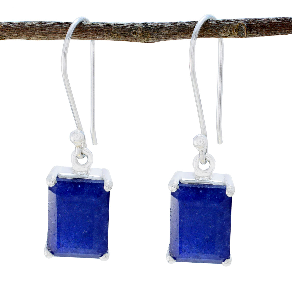 Olivia Everyday Gemstone Earrings in Lapis Lazuli Multi multicolor Dangle