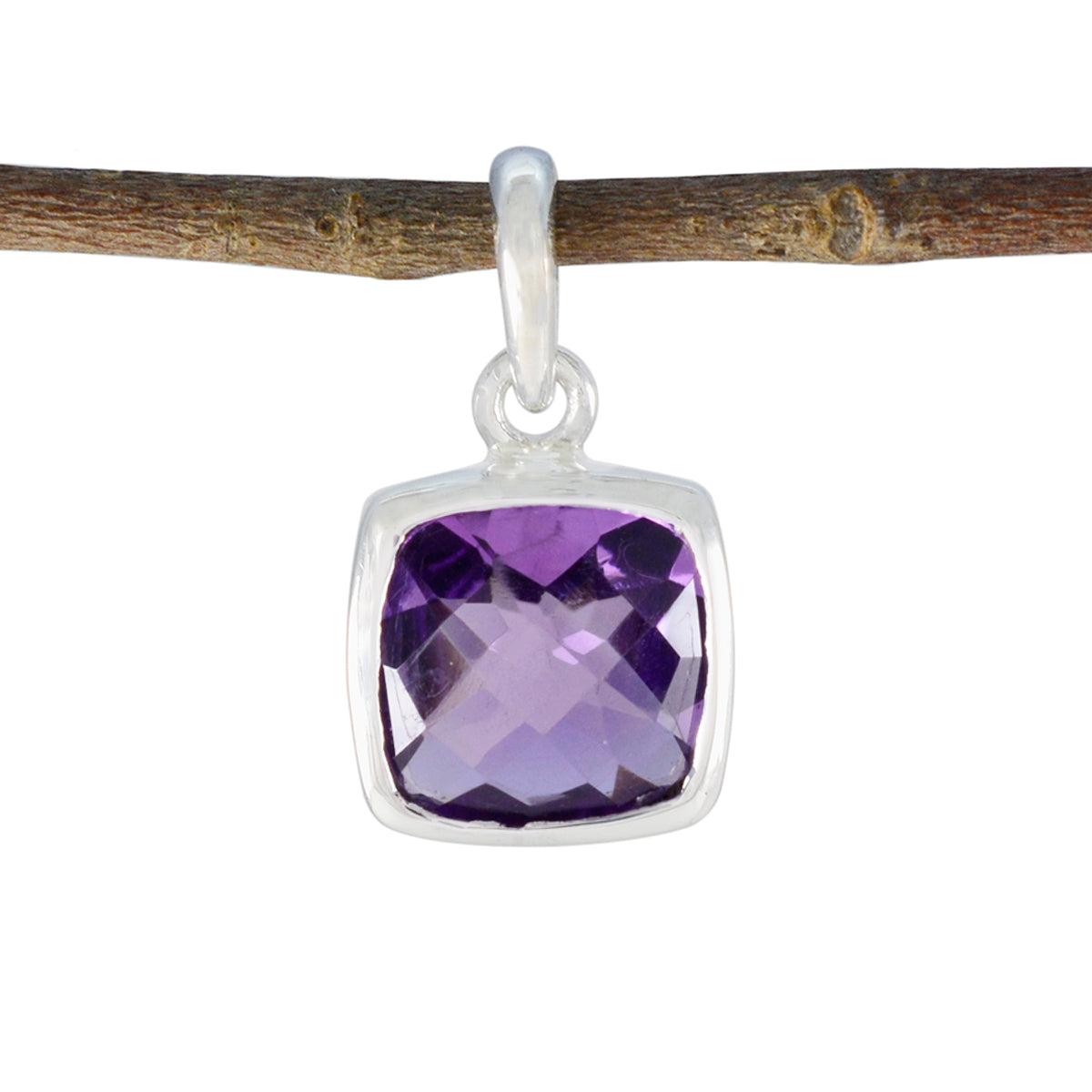 Mathilde Everyday Gemstone Jewellery Pendant Amethyst Purple Purple