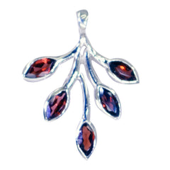 Sara Eye-Catching Gemstone Jewelry Pendant for Any Occasion Garnet Red Red