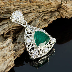 Carla Eye-catching Rope-Wire Necklace with Gemstone Pendant