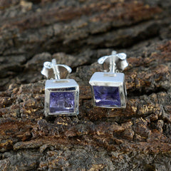 Aiko Fashion Jewellery Blue Studs for Everyday Glam