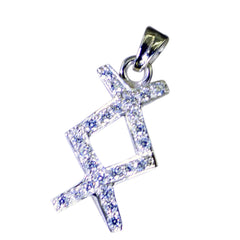 Hazel Lightweight Fashion Jewelry Pendant with Sparkling Stones