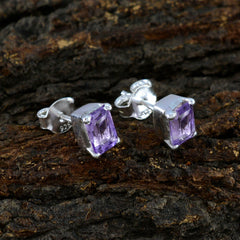Tereza Fashion Jewelry Purple Earrings for Everyday Glam