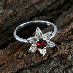 Zazlle Fashion Jewelry Red Ring with Flower Design