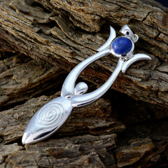 Emily Fashion Statement Pendant with Gemstone Accent