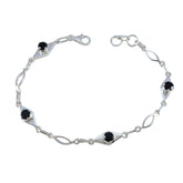 Alina Sentimental Featherlight Black Links Bracelet Black Onyx Black
