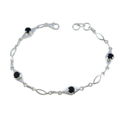 Alina Sentimental Featherlight Black Links Bracelet Black Onyx Black