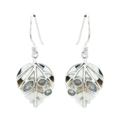 Bruna Featherlight Dangle Earrings for Everyday Glam Labradorite Gray Dangle