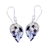 Natalia Featherlight Dangle Earrings for Elegant Style Smoky Quartz Brown Dangle