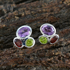 Nella Featherlight Earrings India with Vibrant Gemstones