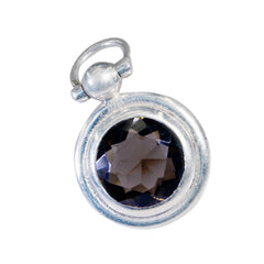 Ava Featherlight Gemstone Pendant in Silver Tone
