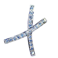 Sophia Featherlight Heart Pendant with Sparkling Stones